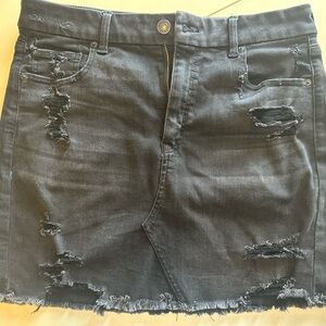 American Eagle black high rise skirt. Size 14.